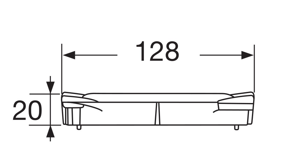 CAB 773 - PVC tijelo kanala bez rešetke